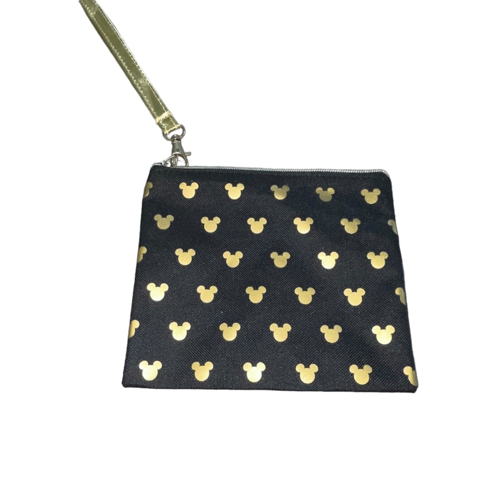 Disney Black and Gold Wristlet